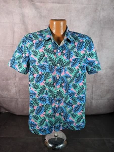 Chubbies Button Up Shirt Small Floral Beach Travel Party Casual Mens - Picture 1 of 5