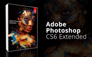 DVD Windows Adobe Photoshop CS6 licence complète étendue à vie - Photo 1/2