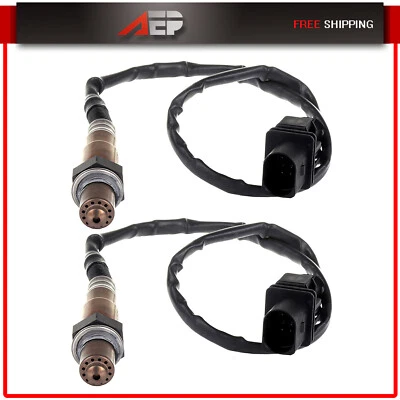 Sensor de oxígeno O2 02 relación combustible aire 2 piezas para BMW 550i 2006-2010 4,8 L aguas arriba Foto 1 de 4