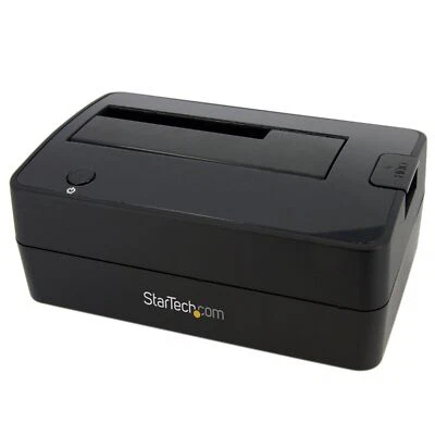 StarTech SATDOCKU3S USB 3.0 to SATA 2.5" 3.5" HDD SSD Hard Drive Docking Station - Image 1 of 4
