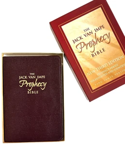 The Jack Van Impe Prophecy Bible KJV Red Letter Third Edition Study Leather - Picture 1 of 14