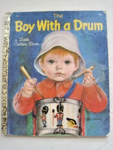 1969 Little Golden Book THE BOY WITH A DRUM Pictures by Eloise Wilkin 1st Ed "A" - Picture 1 of 17