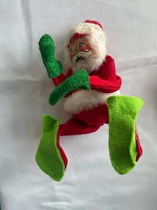 Vintage 1971 USA Annalee Mobilitee Dolls Poseable Santa Claus MCM Xmas Holiday - Bild 1 von 3