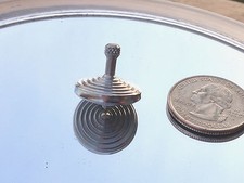 Handmade Stainless Steel~Double Ter-race~Pocket Size Style Inception Toy Top~EDC