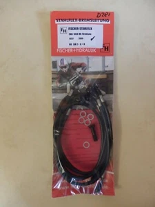 CBR 1000 SC57 2006-07 STAHLFLEX vorne & hinten &Kupplung SCHWARZ brake hose A176 - Bild 1 von 6