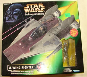 Star Wars POTF Kenner A-Wing ROTJ spaceship w pilot MISB 623 - Picture 1 of 4