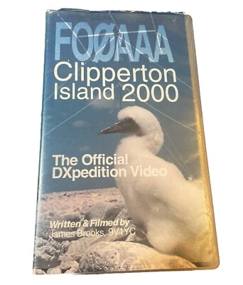 FO0AAA Clipperton Island VHS The Official DXpedition Video Rare! history 2000 - Image 1 of 4