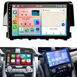 For Honda Civic 2016-2020 Android 13 Car Stereo GPS BT Navi Radio Apple CarPlay - Picture 1 of 14