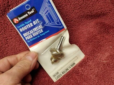 Классический молдинг с твердосплавным наконечником Amana 54136 радиус 5/32 x диаметр 1-1/8 x 1/2 x 1/4 - Изображение 1 из 3