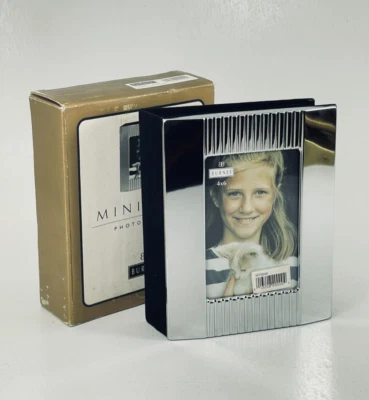 Álbum de Fotos Metro Mini Max 61 Fotos 4x6 Cromado Moderno Moldura Capa -NOVO NOS - Imagem 1 de 4