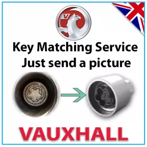 Vauxhall/Opel Security Master Bloccaggio Ruota dado Bullo Chiave Regno Unito Abbinato LWNK - Foto 1 di 12