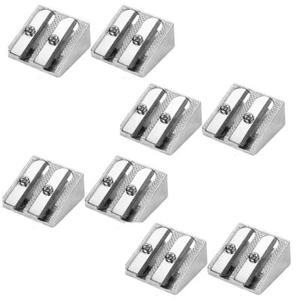 8 Pcs Pencil Sharpeners Metal Lip Liner Sharpener Mini Pencil Sharpeners Meta... - Picture 1 of 8