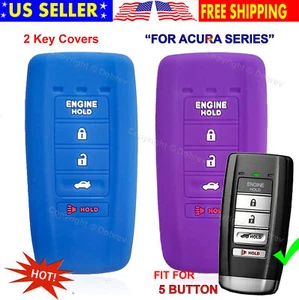 Funda protectora de silicona 5B para llave de coche inteligente Acura LX MDX RLX ILX RD - Imagen 1 de 6