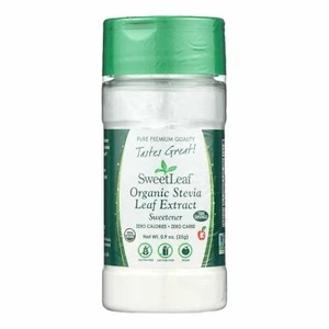 Sweet Leaf Organic Stevia Extract Sweetener 0.9 fl oz Pack of 3 - Picture 1 of 4