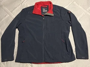 Chick Fil A Jacket Women's XL Blue OOBE Full Zip Uniform Work Wear - Picture 1 of 5