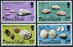 Pitcairn 137-140, ligeramente articulado. Carcasas 1974. Mitter, cuerno, paloma, limpets, lucine. - Imagen 1 de 1