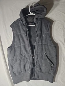Polo Ralph Lauren Weste Herren L schwarz Stepp Sweatshirt Waffel gefüttert Hoodie - Bild 1 von 9