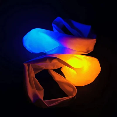 Glow LED Poi Balls - Soft Spinning Poi Socken für Kinder und Anfänger, Paar - Bild 1 von 4