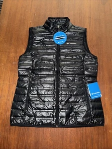 Columbia Flash Forward Down/ Feather Women's Vest Black Large New With Tags - Picture 1 of 14