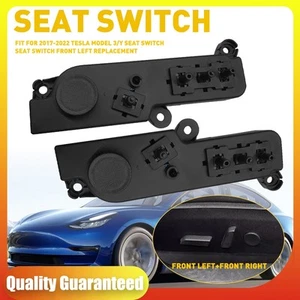 Front Left & Right Side Power Seat Switch Control For 2017-22 Tesla Model 3/Y T - Picture 1 of 8
