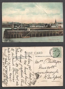 Peel The Ferry Postcard. Posted 1911 Park Lane Liverpool - Picture 1 of 3