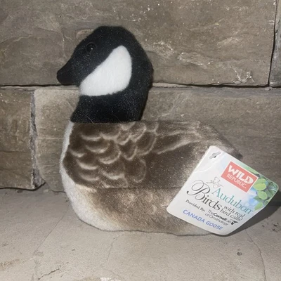 Wild Republic Plush Bird Canadian Goose  Audubon Plush Collectible sound works - Image 1 of 4