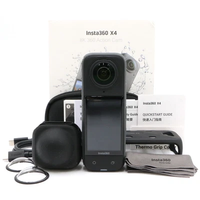 Insta360 X4 8K 360 Action Cam Nero Impermeabile Video HDR [Quasi Come Nuovo] - Immagine 1 di 4