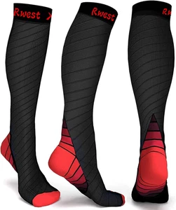 Calze Compressione Graduata Donna E Uomo, Calze Elastiche a Compressione Graduat - Foto 1 di 12