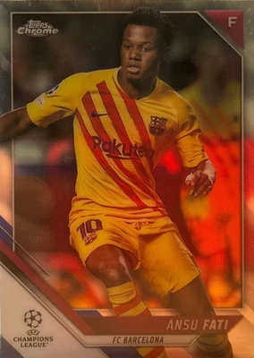 Ansu Fati / FC Barcelona / Topps Chrome / Fußball Karte - Bild 1 von 2