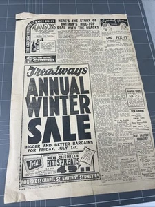 ORIGINAL NEWSPAPER CLIPPING 1955 HIGH ST NORTHCOTE SHOP ART CAFE ADVERTISE - Picture 1 of 6