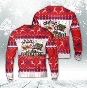 Maglione Brutto Natale Camion della Spazzatura - Foto 1 di 4