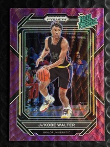 2023 Panini Prizm Draft Picks Rated Prospect Ja'Kobe Walter Purple Wave Prizm RC - Bild 1 von 2