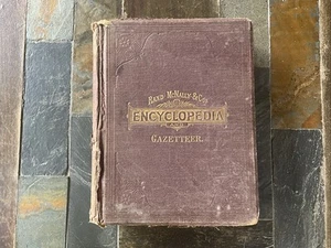 Rand McNally & Co’s Encyclopedia And Gazetteer 1894 Illustrated HB Book - Bild 1 von 17