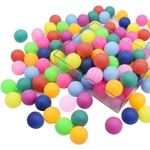 10-100Pcs Ping Pong Balls 40Mm Frosted Mixed Colour Sport Game Table Tennis Ball - Picture 1 of 31