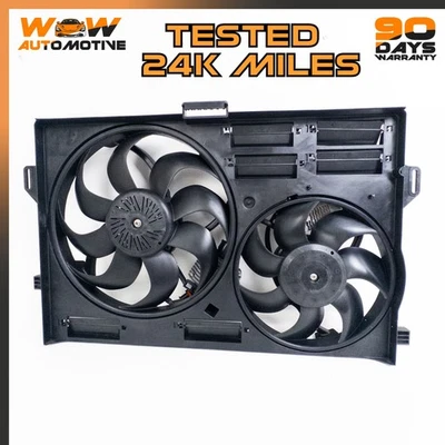 05-16 ASTON MARTIN V8 VANTAGE DB9 4.7L RADIATOR COOLING DUAL FAN MOTOR OEM - Image 1 of 4