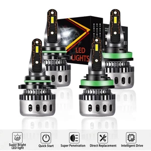 6000K LED Headlights Bulb High Low Beam For Toyota Camry 1985-2018 White 10000LM - Picture 1 of 14