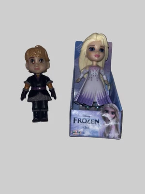 Figura Muñeca Disney Mini Princesa Mini Frozen Elsa y Kristoff 2.5" Foto 1 de 3