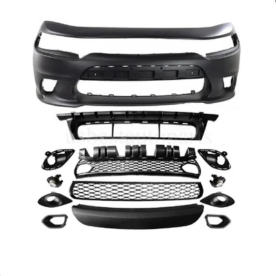 Front Bumper Cover Body Kit Fits for 2015-2023 Dodge Charger SRT Style Foto 1 de 4