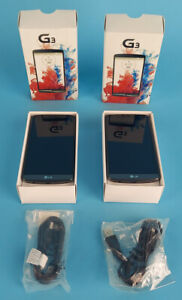 LOT OF 2 LG G3 D850 SMARTPHONES: 32gb, metallic black, unlocked |010-6743267