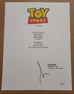 TIM ALLEN SIGNED AUTOGRAPH TOY STORY FULL SCRIPT JSA PROOF - Picture 1 of 3
