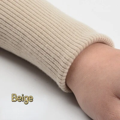 1PC 40CM Ribbed Cuffs Soft Stretch Knit Fabric for Coat Trousers Accessory Multi - Image 1 of 4