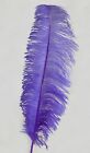 3 Purple Ostrich Spads 20-30" Full Wing Feather Plumes; Wedding/Centerpiece