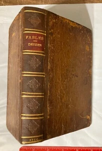 LEDER 1760 FABELN ALT & MODERN HOMER OVID BOCCACE CHAUCER GEDICHT JOHN DRYDEN - Bild 1 von 6