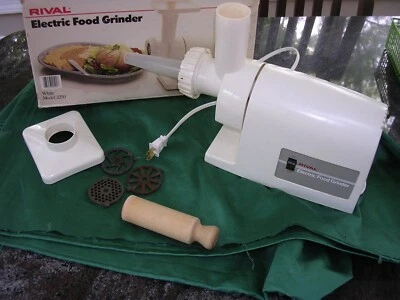 Picadora eléctrica de alimentos para carne Rival de colección 2250 con relleno de salchichas - EE. UU. Foto 1 de 4