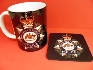 1 x Ceramic Mug 11oz + Coaster - Australian Federal Police - your design or ours - Picture 1 of 24