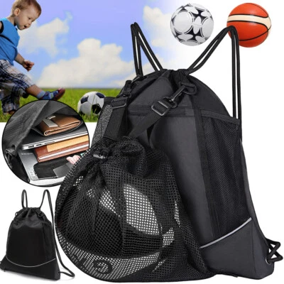 Rucksäcke Fußballtasche,Kordelzug Rucksack,Sport Fußball Tasche Kann Basketball - Bild 1 von 4