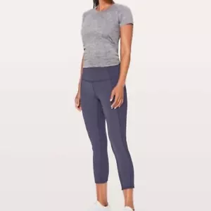 Lululemon On Your Mark Crop (23") in Midnight Navy taglia 6 - Foto 1 di 11