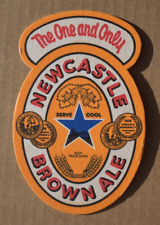 NEWCASTLE BROWN ALE  COASTER  DOUBLE SIDED "THE ONE AND ONLY" NEW LOW PRICE