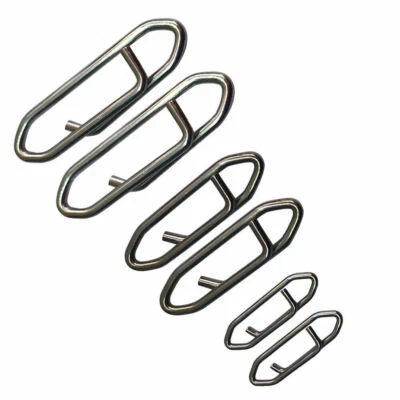 Snap Power Fishing Clips Stainless Snap Fast Link Clip Saltwater Fishing Tackle - Image 1 of 4