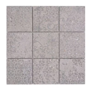 Azulejo de mosaico de cerámica gres porcelánico gris claro antracita estampado - Imagen 1 de 7